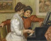 Pierre Auguste Renoir Yvonne et Christine Lerolle au piano Germany oil painting artist